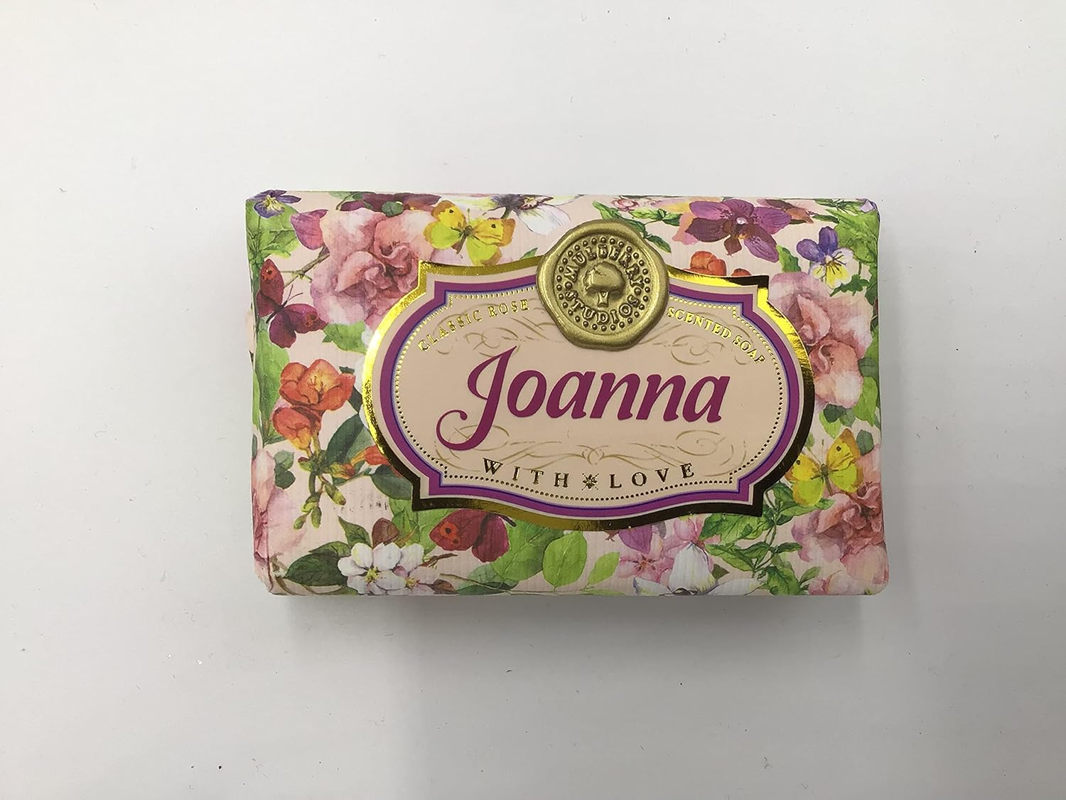 Joanna - Gift Soap Bar for Her Birthday Rose Scent Mum Grandmother Cleanser Lather Present Girl image number 1