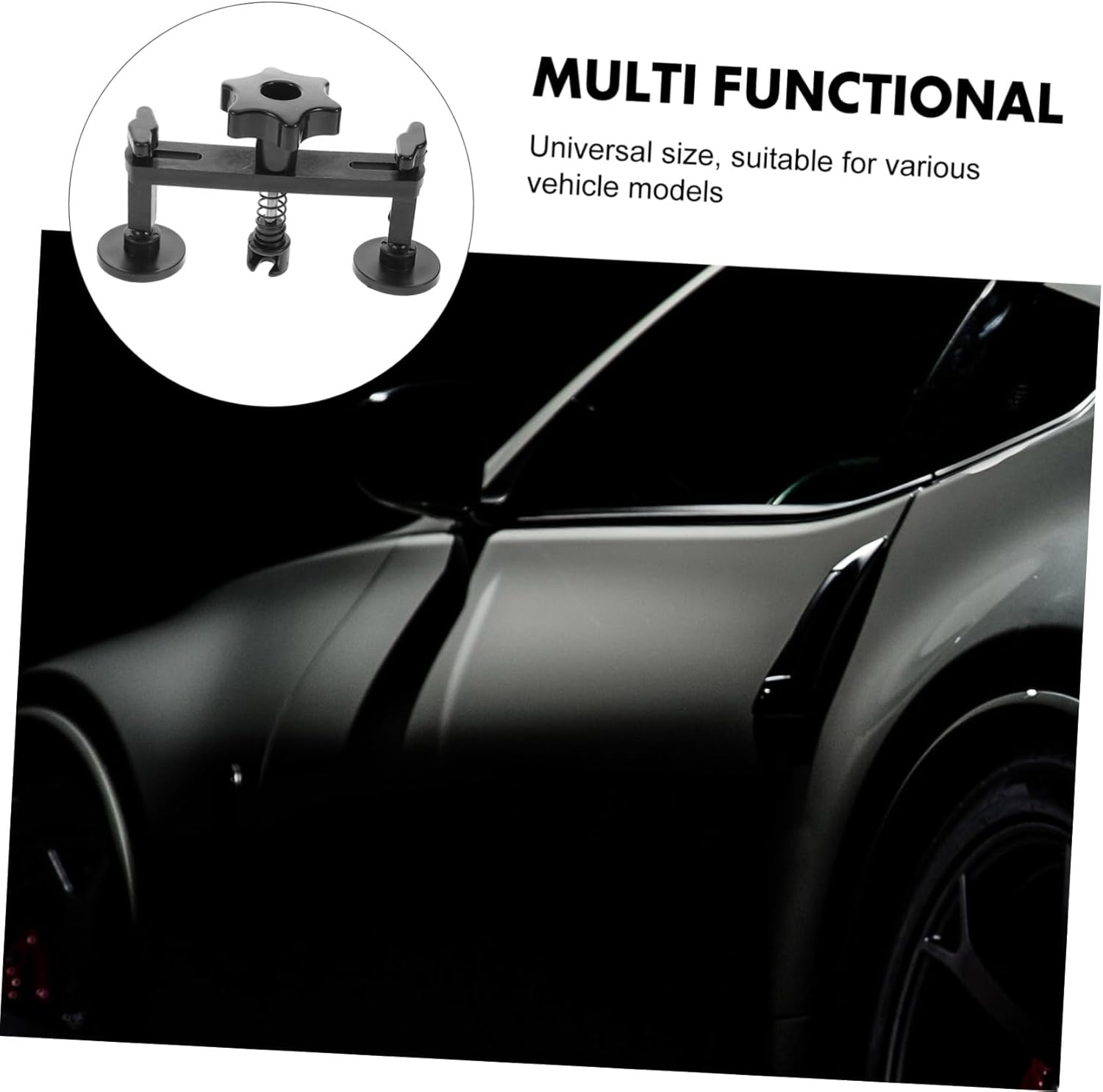 Cabilock Automotive Dent Tool Kit Black Suction Bridge and 18 Adhesive Tabs Small and Large Dent Sucker for Car Hail Damage Repair And image number 1