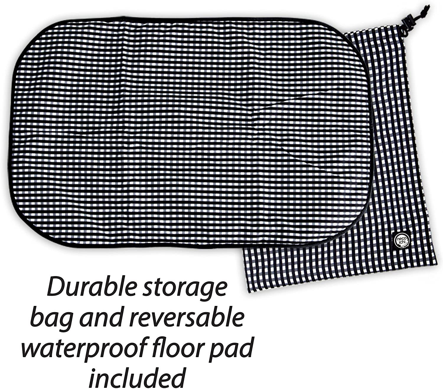 Necoichi Stress-Free Cat Travel Cage(Carrier) Litter Box Set Collapsible Gray White for 2 Cats 31.8" L X 4.5" W X 20" H for Indoor Cats Small Medium Large Cats image number 4