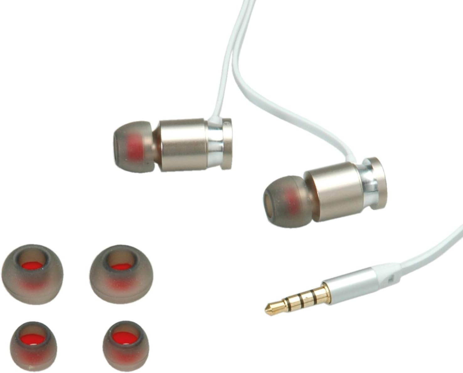 Value 15991320 Headphones, Dual Driver White