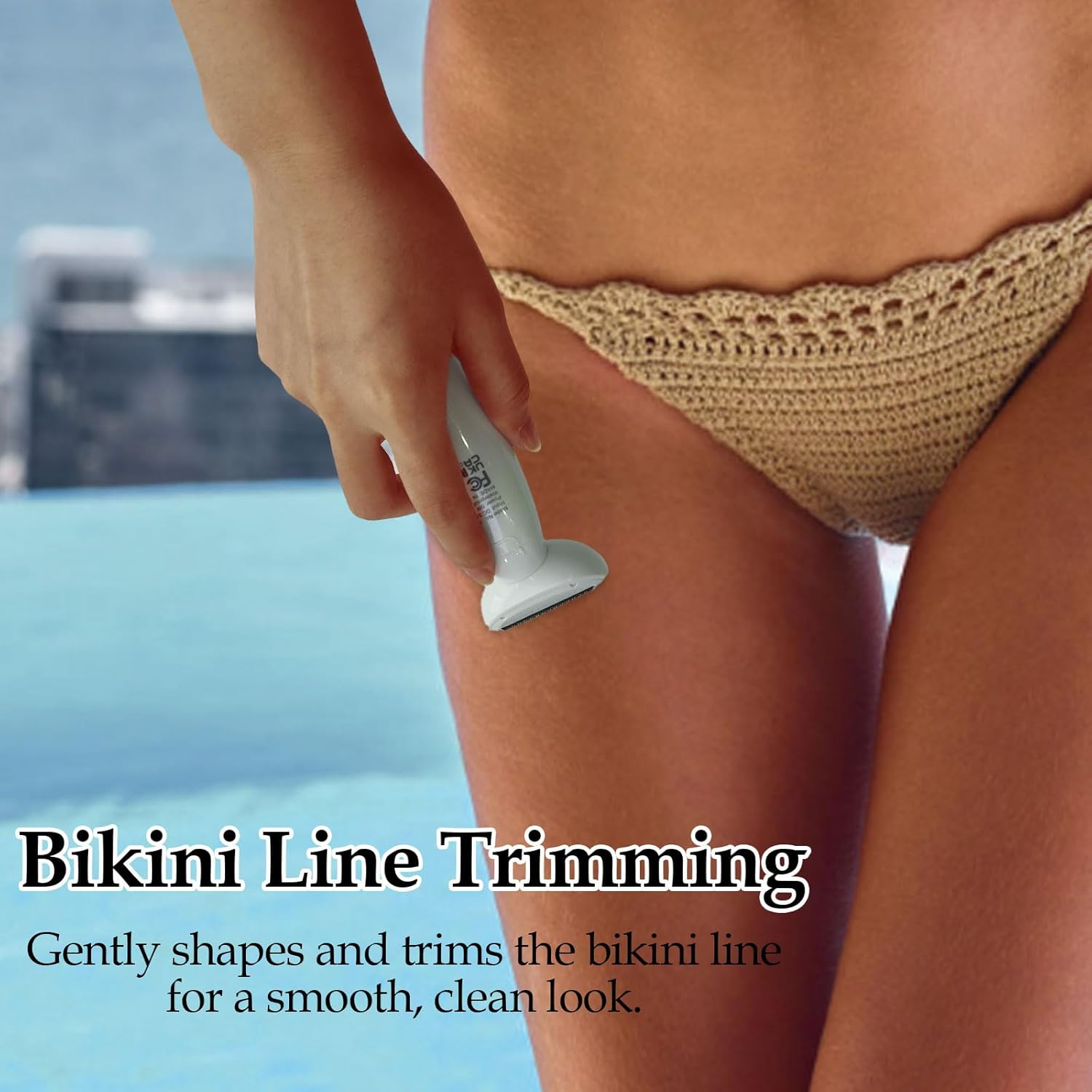 YLSD 5-In-1 Bikini Trimmer for Women, IPX7 Waterproof Electric Body Hair Remover with Eyebrows, Face, Bikini Line & Underarm Trimmer, Cordless Rechargeable Shaver Kit image number 5