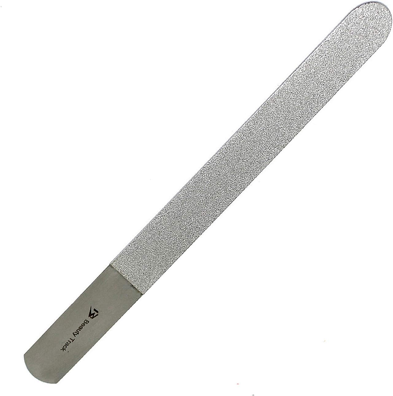 Diamond Deb Nail File and Foot-Dresser - Remove Hard & Dry Skin - Nail File - Stainless Steel - 7" Long - Double Sided Diamond Dust Coated - Fine Quality - Nail Art - Professional Beauty Care Tools
