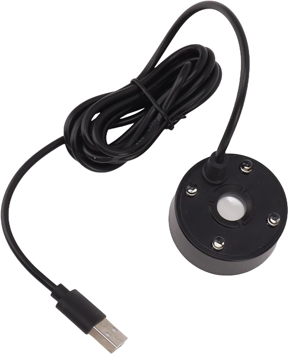 Mist Maker, USB Mist Maker with RGB LED Lights, Ultrasonic Fogger for Ponds, Wigwams, Fish Tanks, No Heat Mist Maker, Easy to Operate, 5V (Black) image number 4