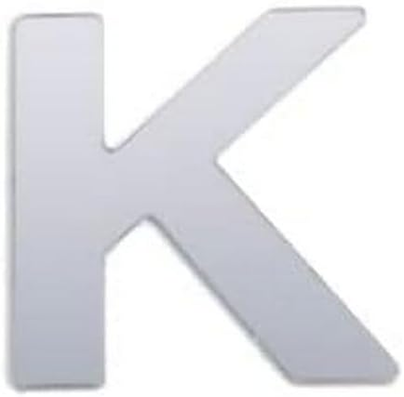 Sandleford Self Adhesive Letter K, 85 Mm X 55 Mm Size, White