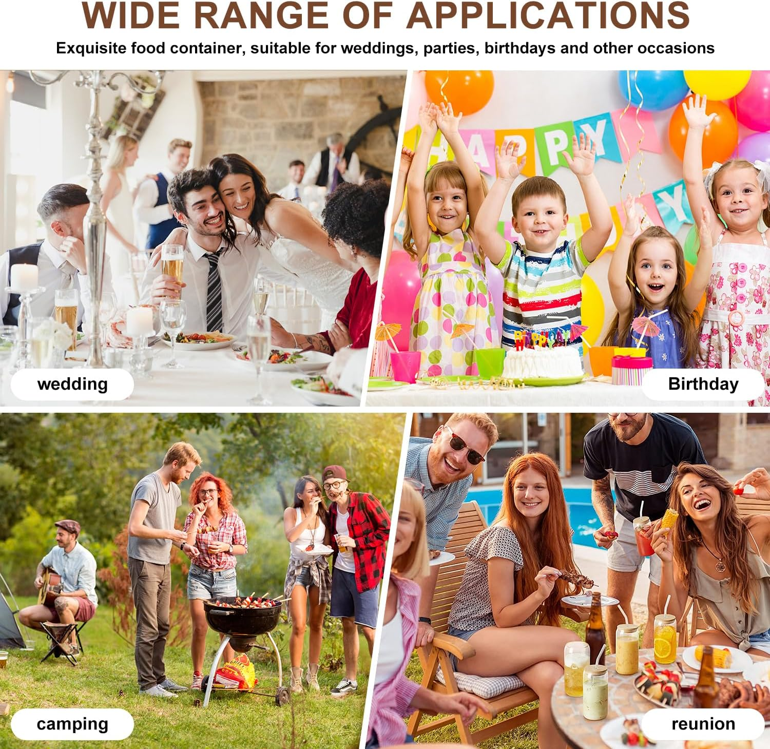 50 Pcs Mini Dessert Bowl Set, 140Ml Clear Plastic Cups with Spoons, Bpa-Free, Reusable Party Serving Bowls for Appetizer, Puddings, Mousse, Yogurt and Ice Cream image number 3