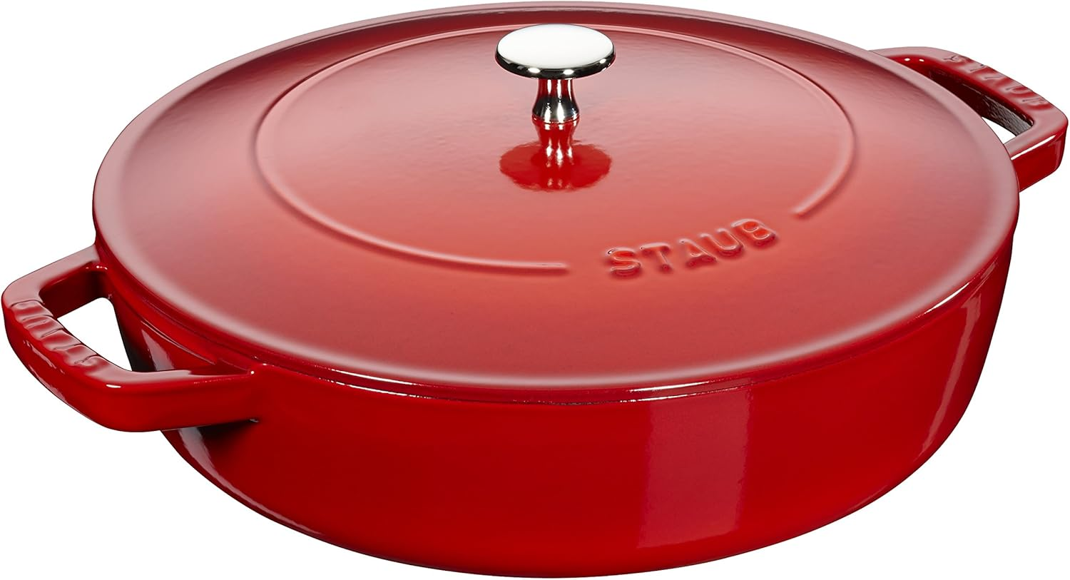 STAUB Cast Iron Chistera, Cherry, 24 Cm image number 1