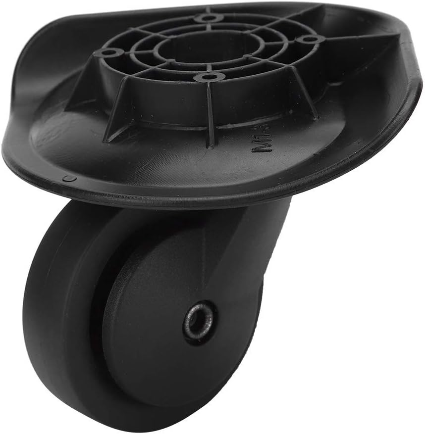 2 Pcs Universal Luggage Wheel Replacement Suitcase Caster Brake Mute Double Row Wheel with 9 Screw Swivel Wheels, Suitcase Bag Parts for Travel Box Trolley image number 2