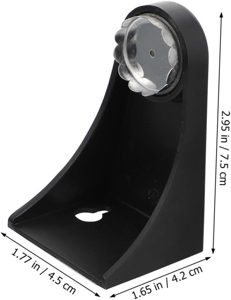 Didiseaon 2Pcs Magnetic Soap Rack Black Practical Soap Racks Creative Holders Shower Holder Wall Hanging image number 2