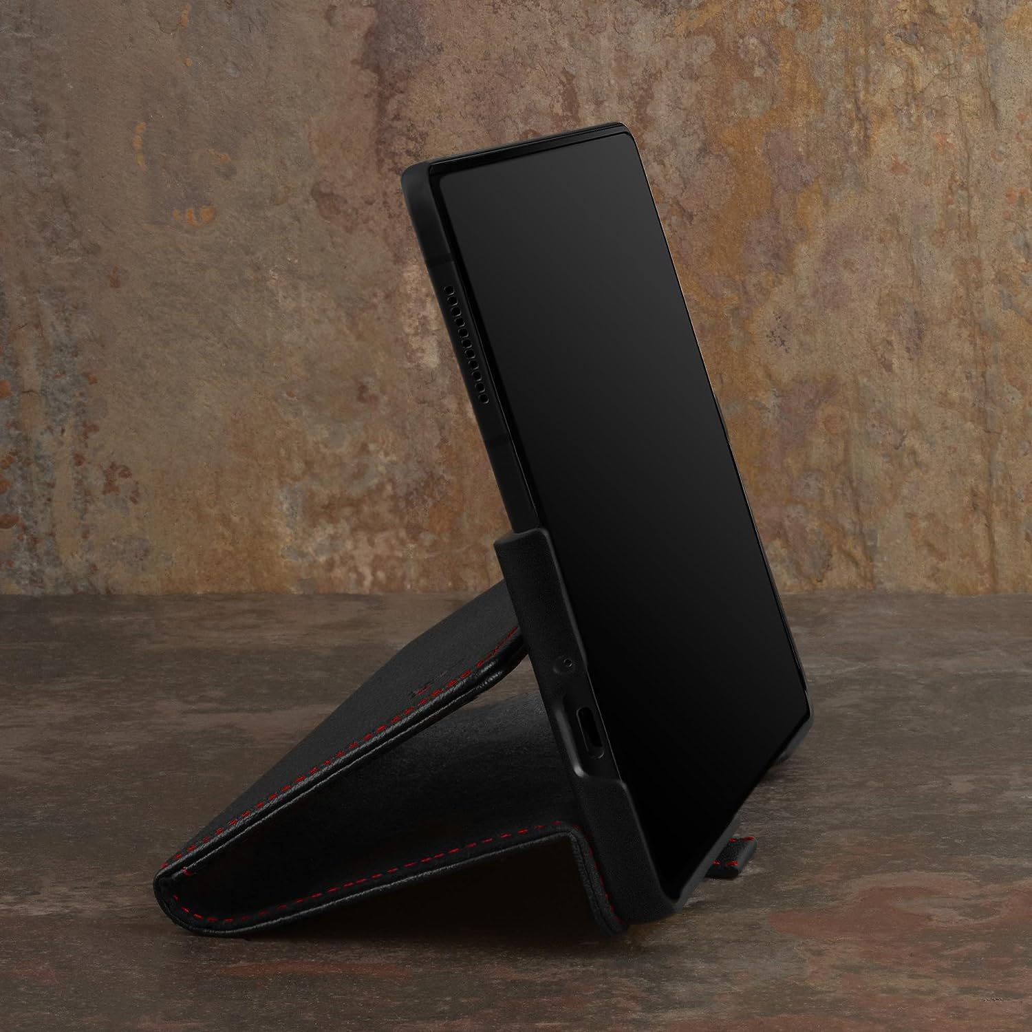 TORRO Phone Case Compatible with Samsung Galaxy Z Fold5 &ndash; Premium Leather Wallet Case with Stand Function and Card Slots (Black) image number 6