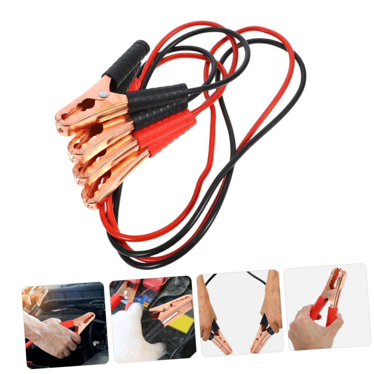 ULTECHNOVO Jumper Cables Kit 500A Car Battery Cable Heavy Duty Automotive Booster for Vehicle image number 6