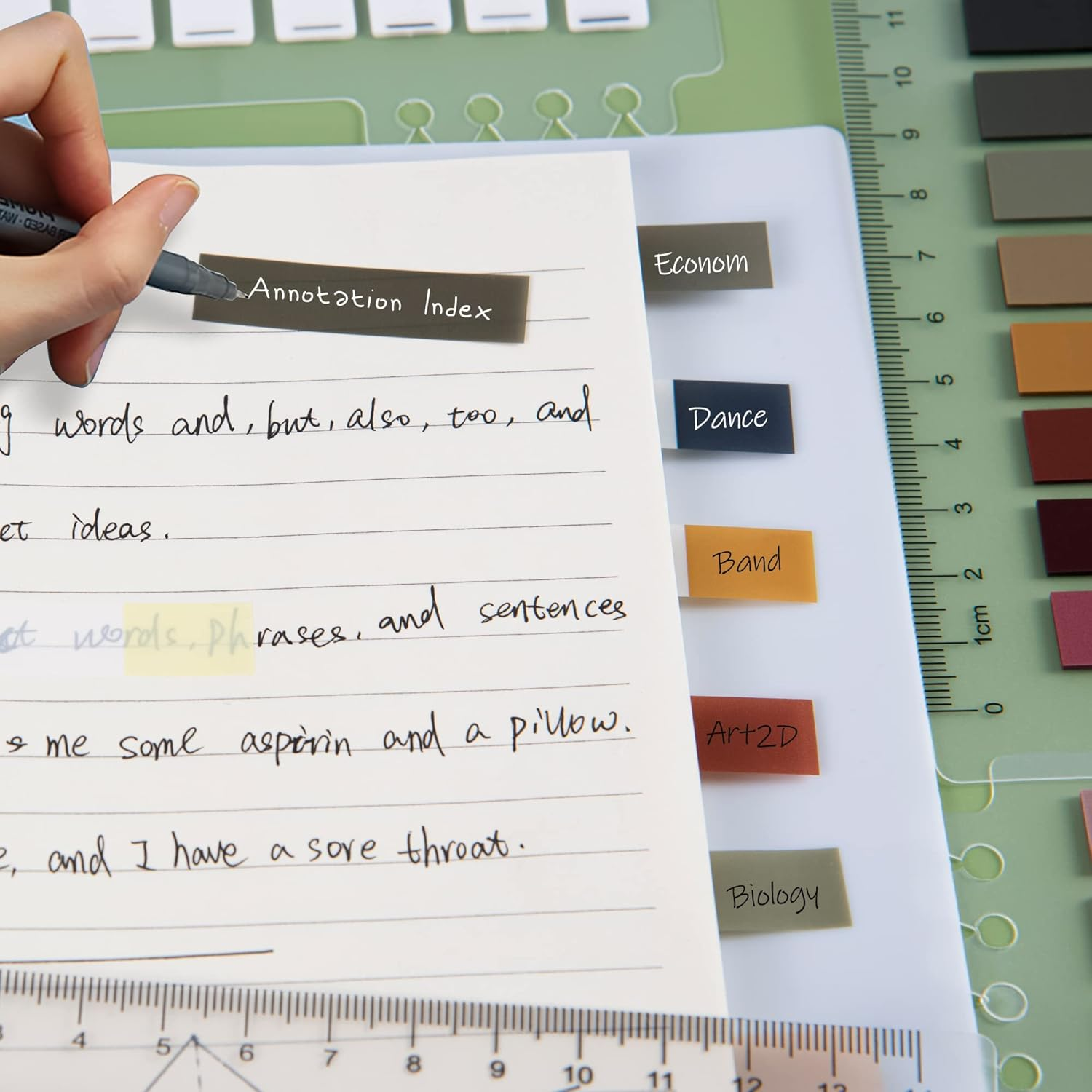 Golcellia Sticky Tabs,Sticky Note Tabs,Book Tabs,Index Tabs, Page Tabs, Page Markers,60 Colors, 7 Designs,Annotation Tabs,Book Annotation Supplies image number 5