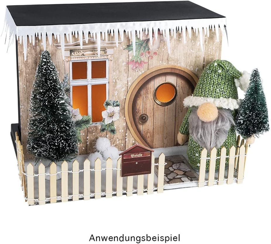 Ideen Mit Herz LED Fireplace,Decorative Fireplace,Electric,Battery Operated,Without Heating,Realistic Fire,Flame Effect,25.5X13.5X18 Cm,With Timer Function (6 Hours On, 18 Hours Off) image number 5