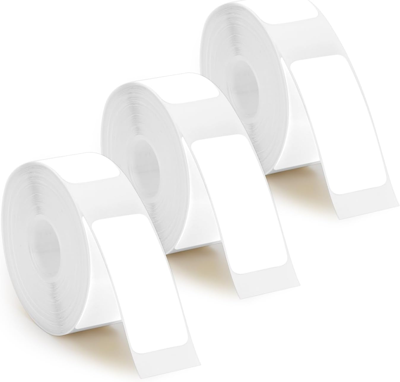 3 Rolls Label Tapes for Phomemo D30 Label Maker, 15Mm X 30Mm Self-Adhesive Label Tape Thermal Sticker Paper Roll for Home Office School Supplies (Yellow)