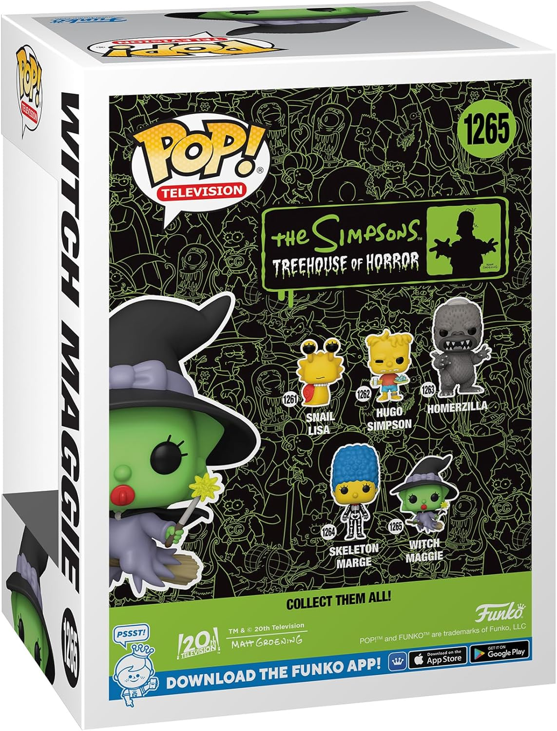 Pop Simpsons Witch Maggie Vinyl Figure image number 6