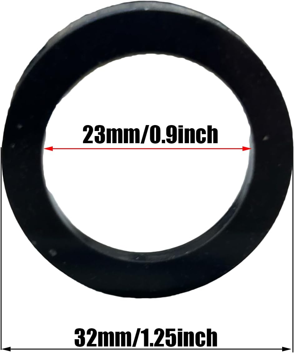 4Pcs Inlet Outlet Gasket Set Fits Intex Pure Spa, Prevents Leaks with Seal between Plugs, Seals for Easy Spa 11699 Seamless Water Flow Spa Plug Seal Replacement