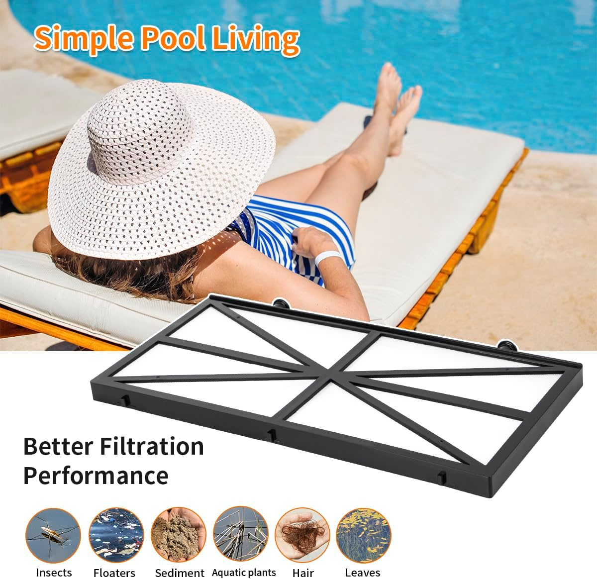 Wuyan 4 Pack Ultra-Fine Cartridge Filter Compatible with Dolphin DX6, Wave 75, Edge, Quest,Dx5+S Pool Cleaner Filter,Part 9991408-R4