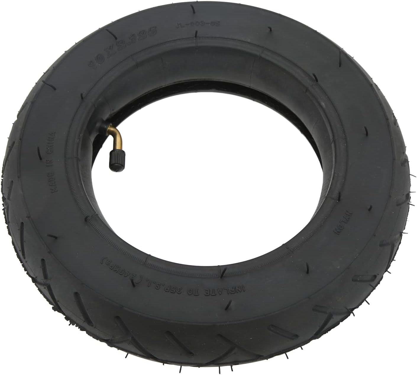 10X2.125 10Inch Electric Scooter Tire, Good Shock Absorption & Strong Grip Scooter Replacement Tire with Inner Tube, Solid Rubber Tires for Electric Scooter image number 6