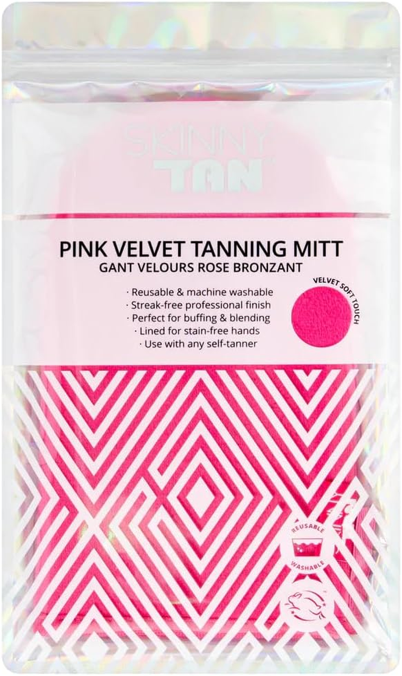 Skinny Tan Deluxe Application Duo &ndash; 2 Piece Set with Miracle Brush & Dual-Sided Velvet Tanning Mitt for Flawless, Streak-Free Application image number 4