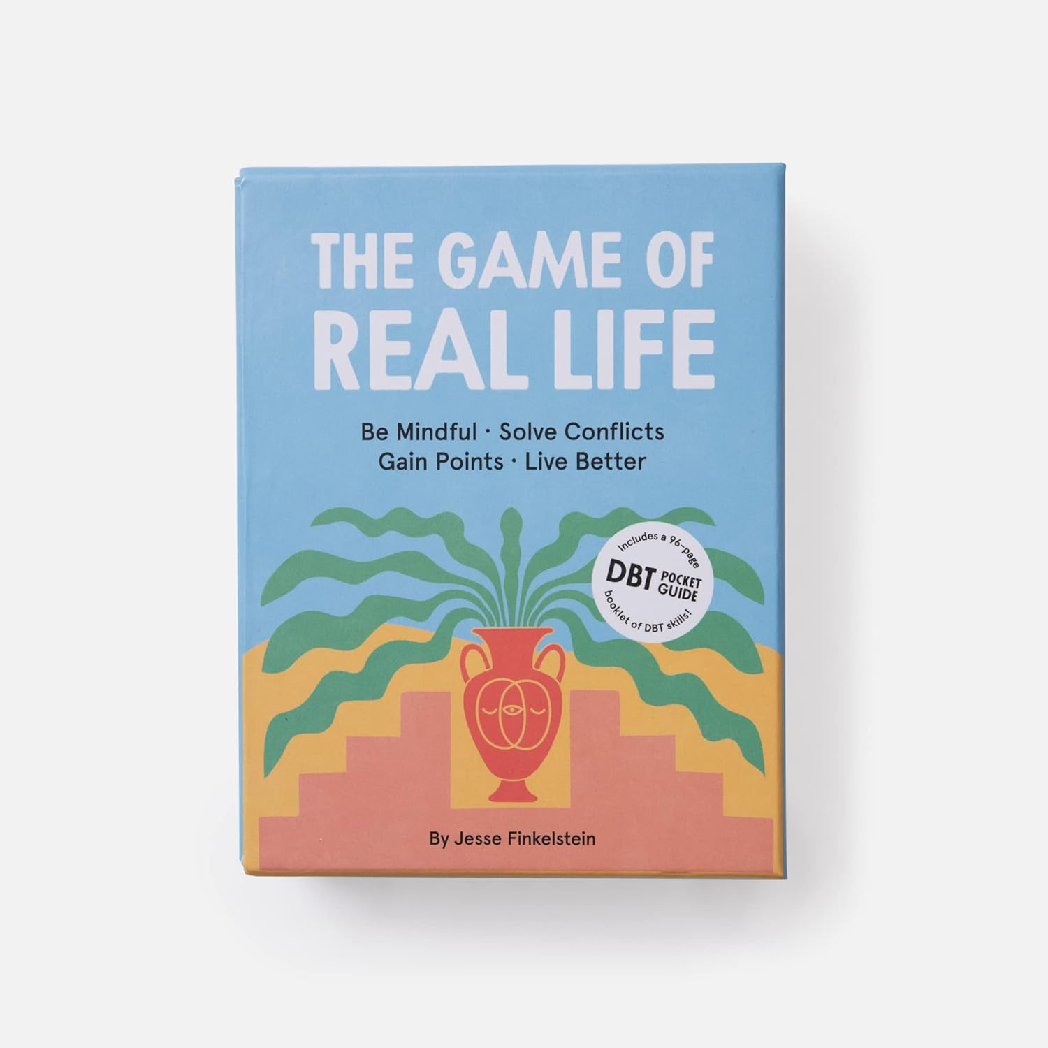 Clarkson Potter the Game of Real Life: Be Mindful. Solve Conflicts. Gain Points. Live Better. (Includes a 96-Page Pocket Guide to DBT Skills!) Card Games image number 1