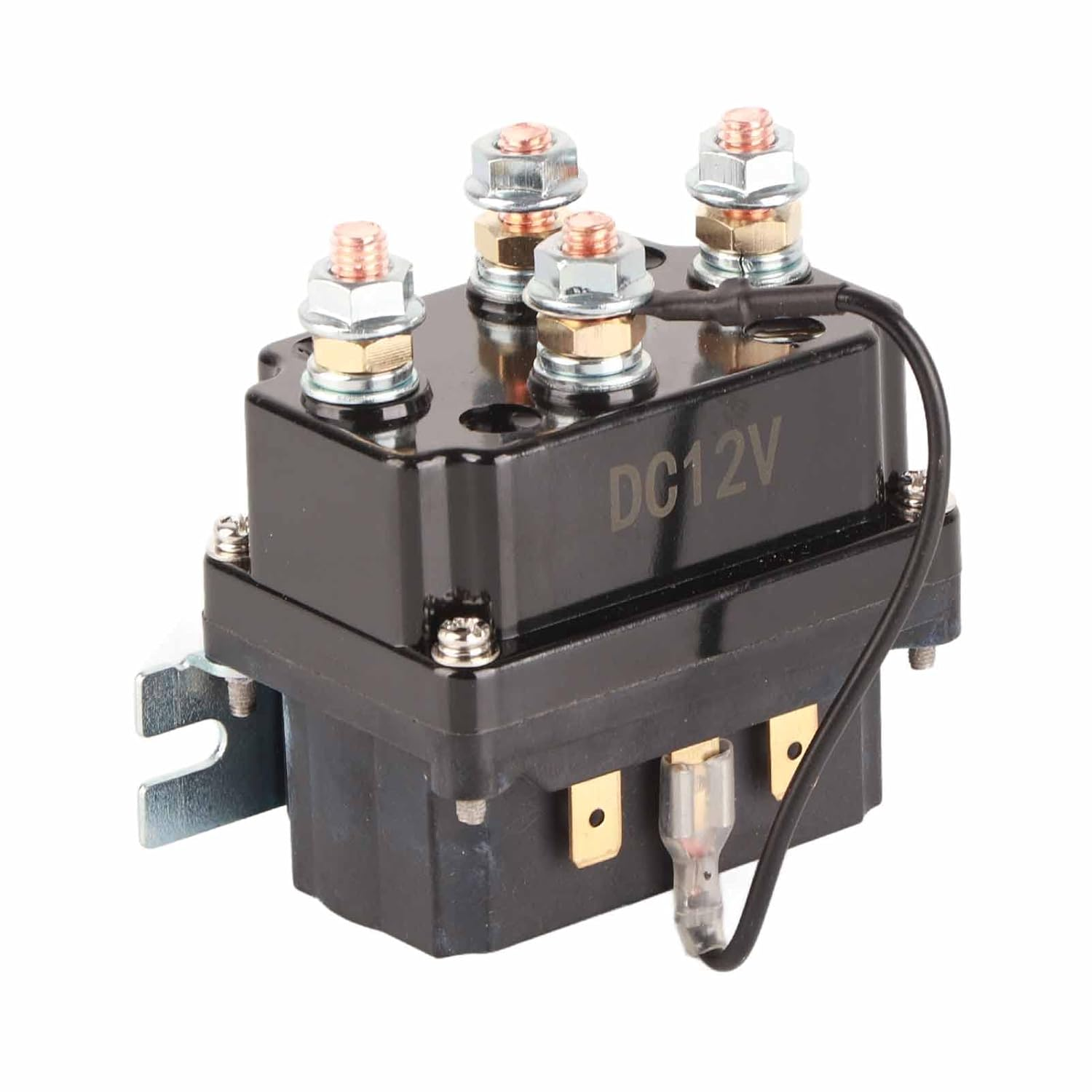 250A Winch Solenoid Relay Contactor 12V for AUT UTV SUV 3000-5000Lbs Winches image number 2