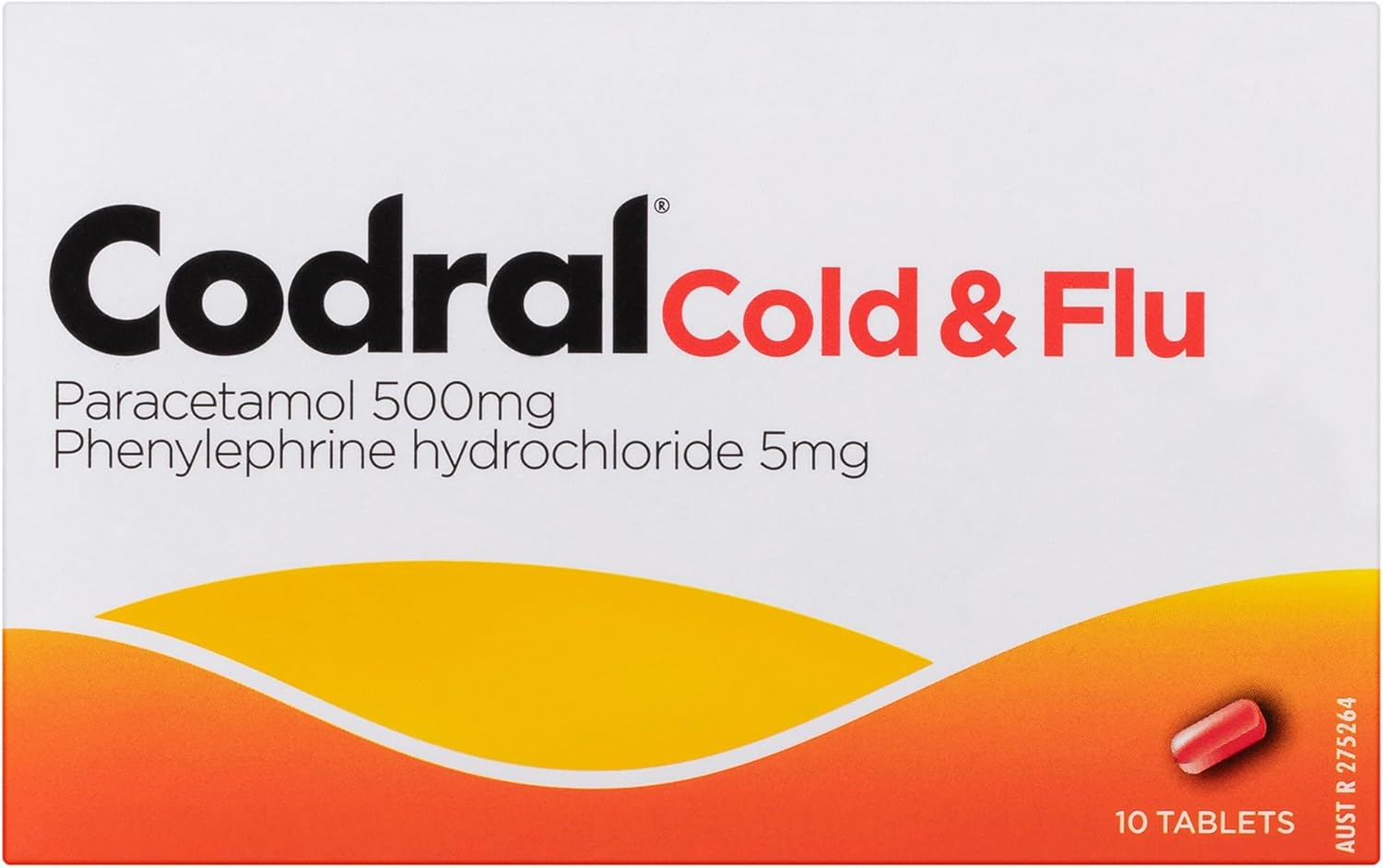 Codral Cold & Flu Tablets 10 Pack |Paracetamol Relieves Headaches |Reduce Fevers Aches & Pains| Phenylephrine Relives Blocked & Runny Noses image number 3