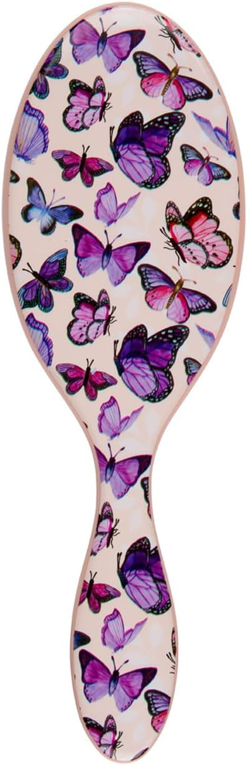 Cala Wet N Dry DETANGLING HAIR BRUSH BUTTERFLY PRINT