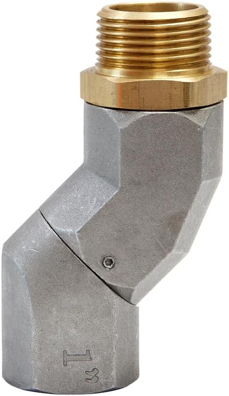 1" Fuel Transfer Hose Swivel 360 Rotating Connector for Fuel Nozzle Multi Plane Fuel Plane Swivel image number 4