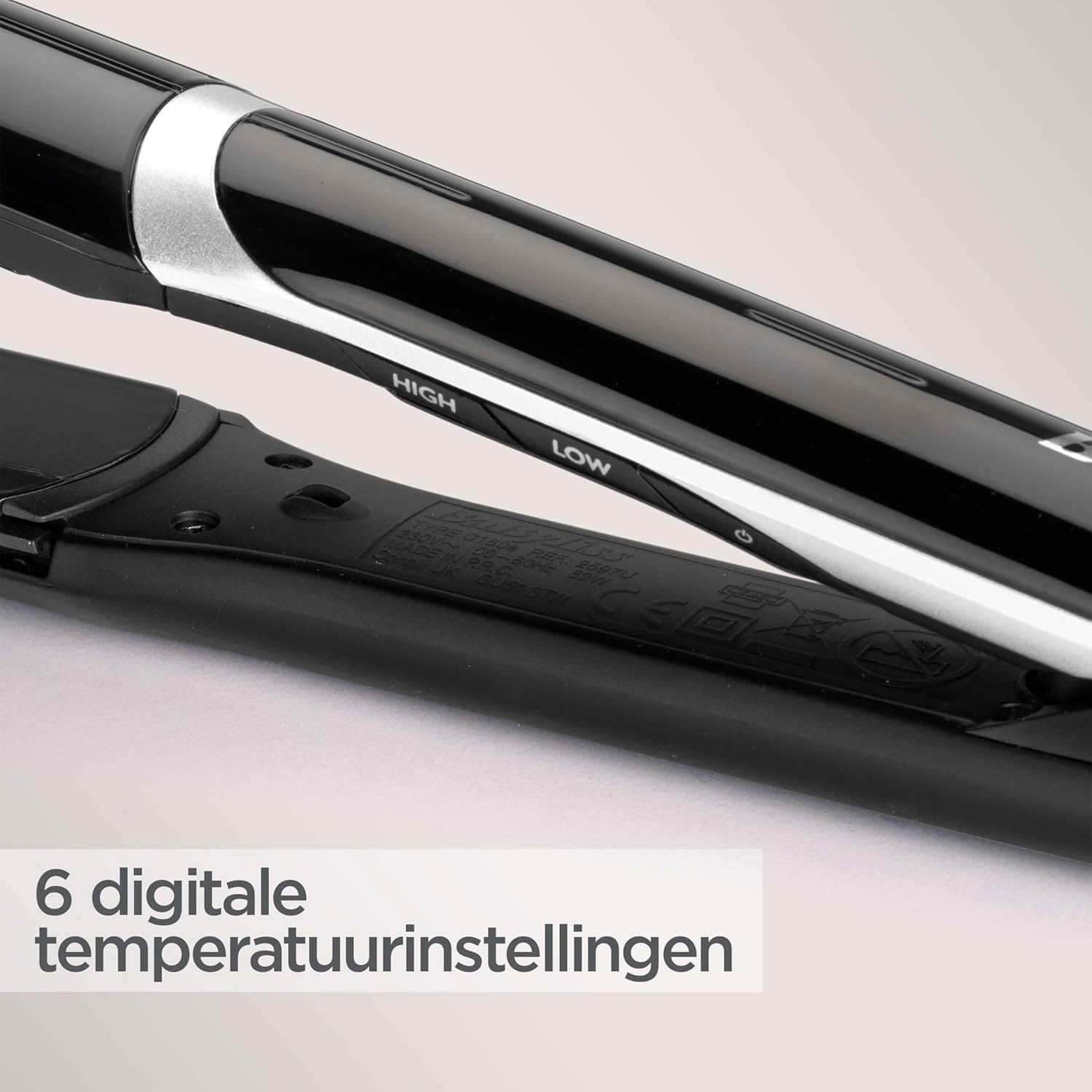 Babyliss Sleek Control Wide Hair Straighteners with Ion Technology and Extra Long & Wide Plates with Tourmaline Ceramic Coating and Comb Attachment ST397E image number 5