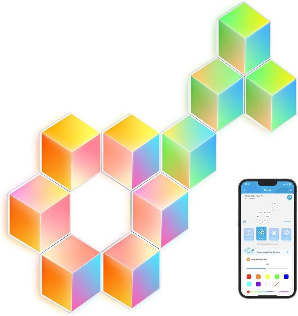 Govee - Glide Hexa Pro Light Panels Black