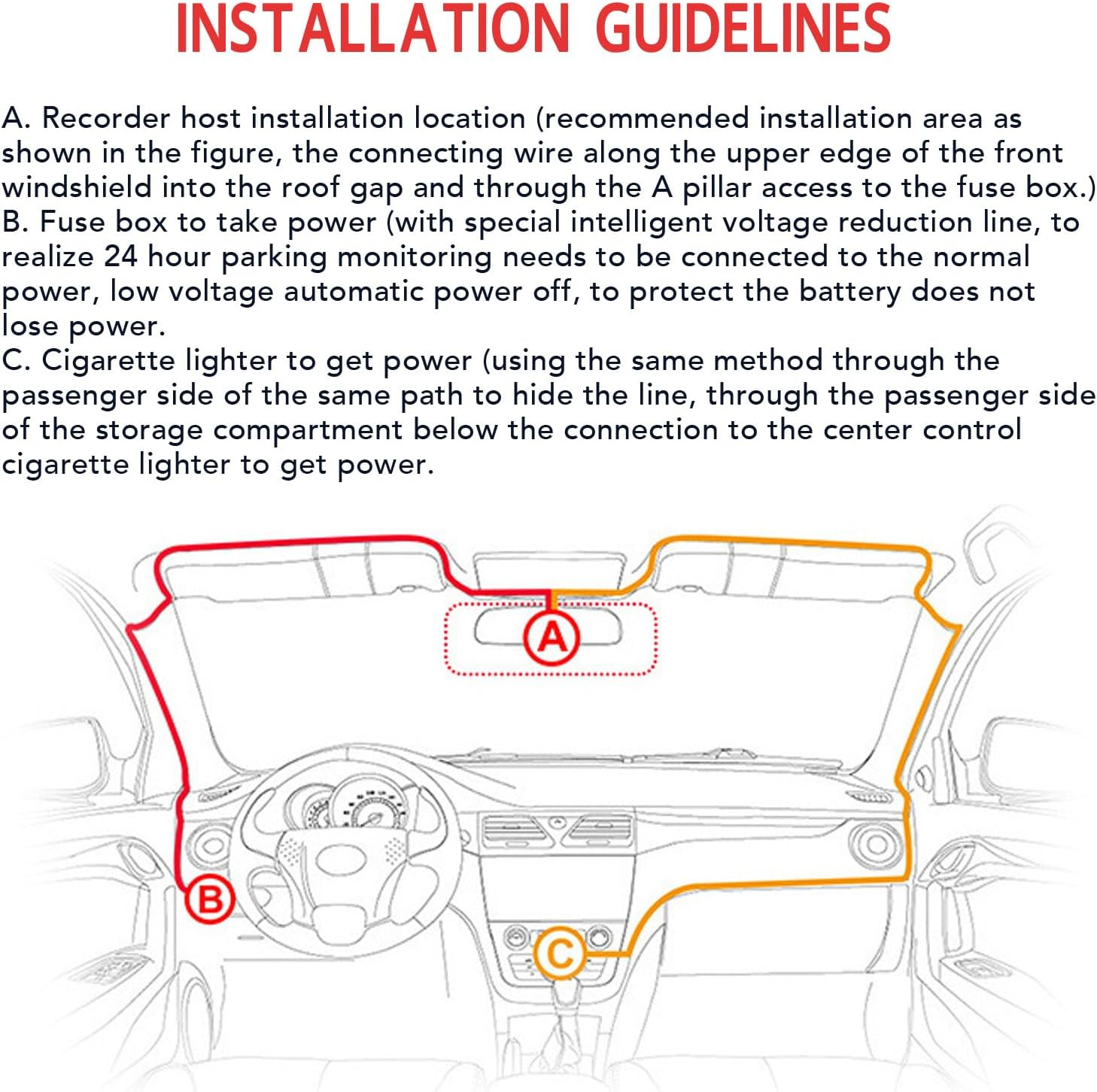 Wifi Dash Cam FHD 1080 Car Camera, Front Dash Camera for Cars, Compact Dashboard Camera with APP, 140&deg; Wide Angle, Loop Recording, IR Night Vision, Support 128GB Max