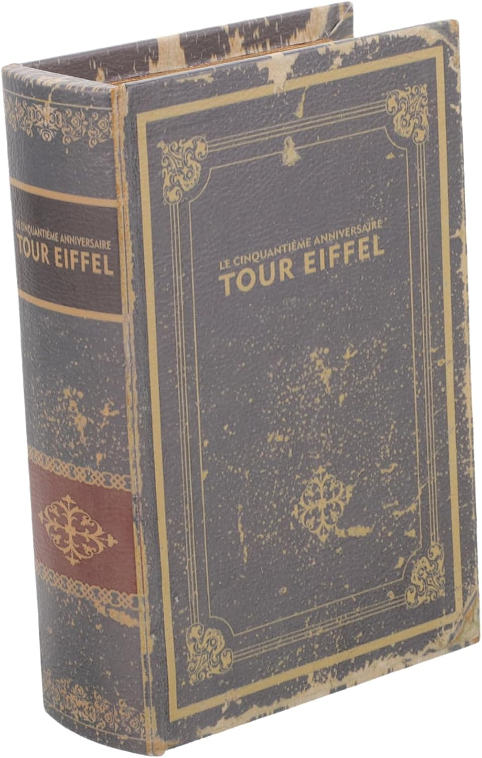 False Book Box Vintage Book Shaped Storage Organizer for Home Office Shelf D&eacute;cor Small Size image number 6