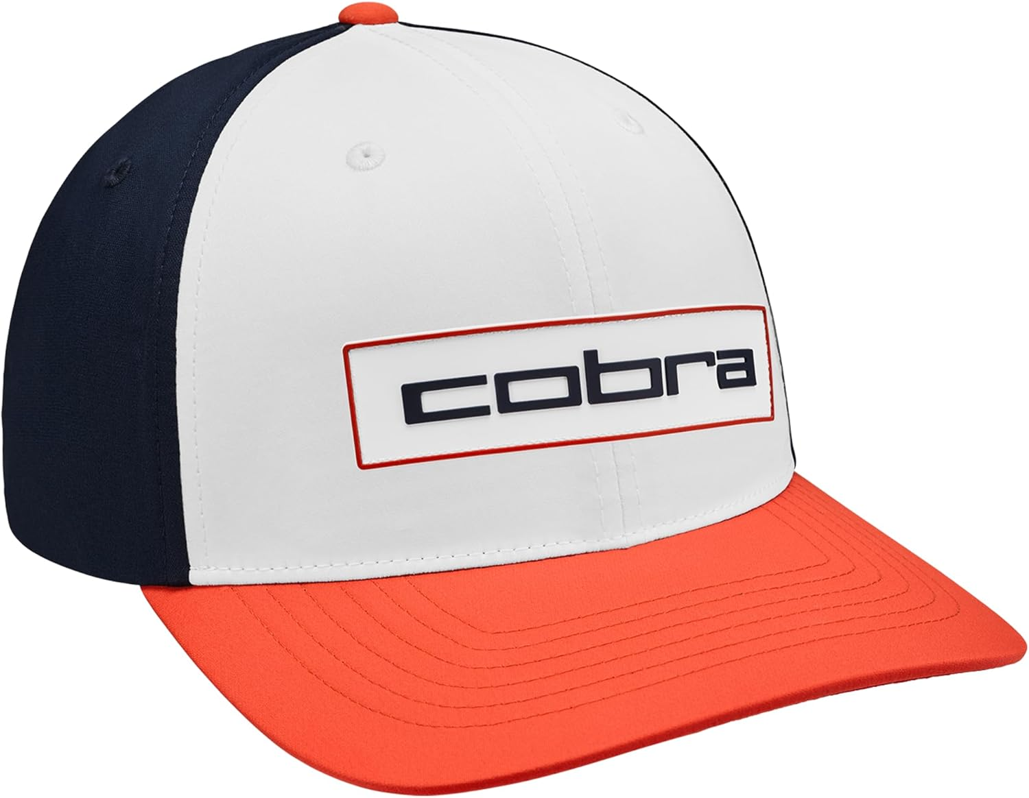 COBRA Men'S Tour Tech Cap - Deep Navy/White image number 3