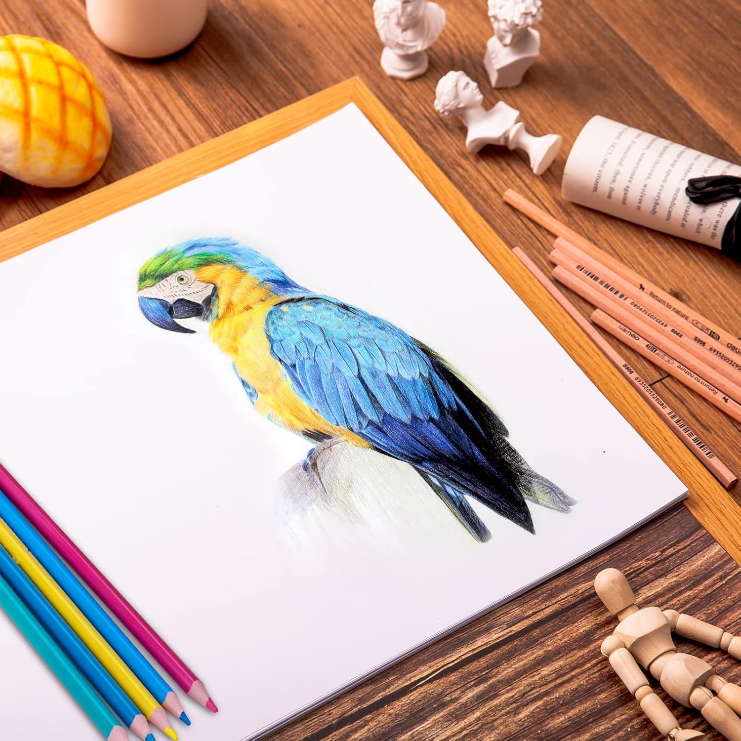 Igolife 50 Sheets White Cardstock A4 Card Stock 250GSM Heavyweight Paper Thick Paper for Scrapbooking, Crafts, Business Cards, Invitations image number 1