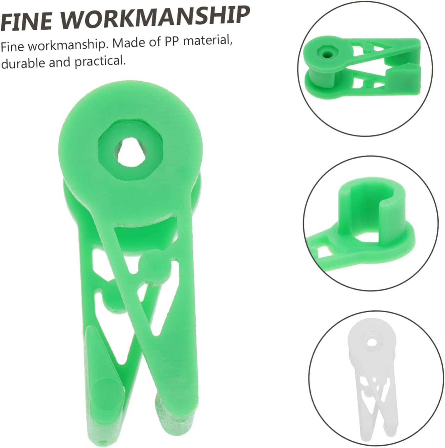 Happyyami 20Pcs Plant Branches Bender Adjustable Plant Support Clips for Planting Trainer Clip in Gardening Supplies image number 6