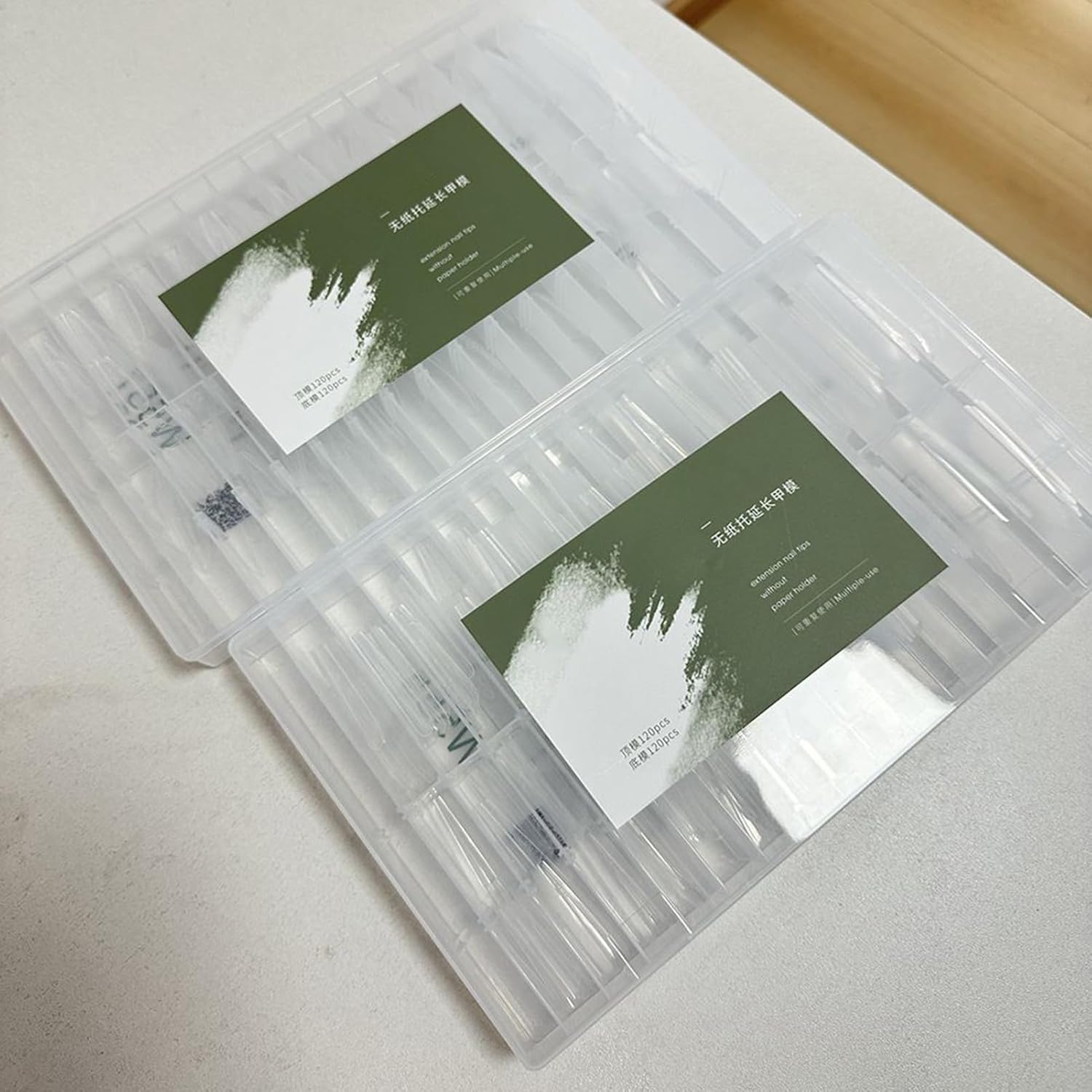 Sandwich Nail Extension Form, 480 Piece Gel Nail Tips Form, Professional Acrylic & Gel Nails Extension Forms, Duall-Sided, Easy to Use for Sculpting, Salon & DDIY Manicures, Strong & Flexible