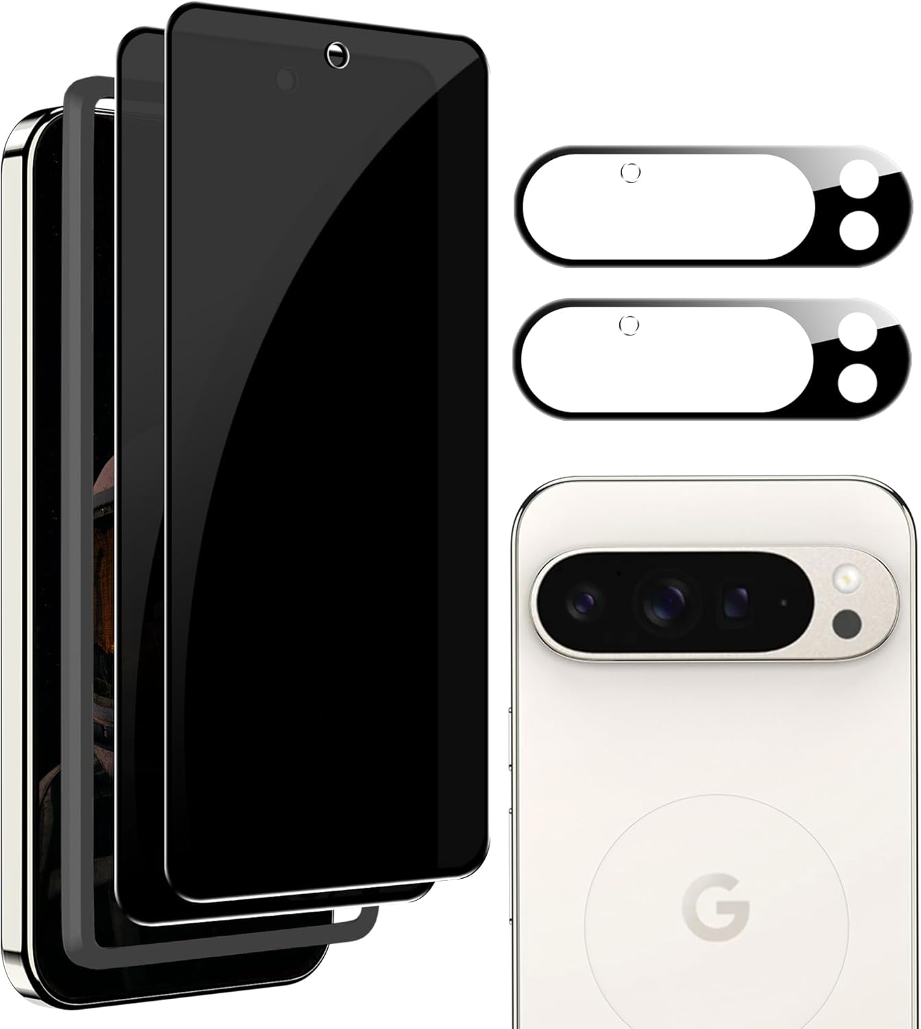 Camera Protection for OPPO Reno 13 Pro 5G, Individual Camera Screen Protector for OPPO Reno 13 Pro 5G [HD Clear] [Multi-Colour + Black]