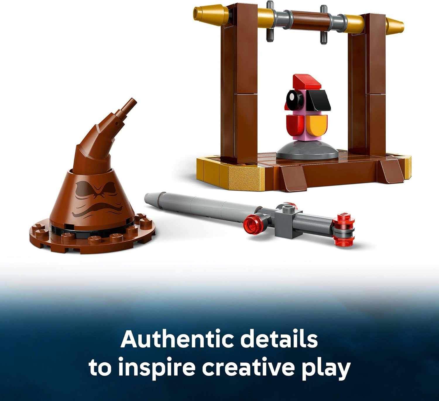 LEGO&reg; Harry Potter&trade; Fawkes&trade;: Dumbledore&rsquo;S Phoenix Toy 76448 Mythical Creature Figure, Wizard Toys for Girls, Boys and Fans Aged 8 Plus, Treat for Kids, Includes a Sorting Hat&trade; image number 5