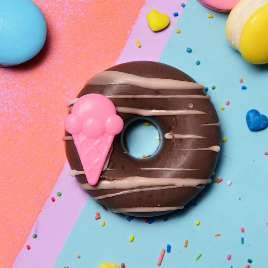 Laviche Bath Essentials Combo of 3 Soaps(1 Unicorn Soap, 1 Pastry Soap, 1 Donut Soap) Soap for All Skin image number 2