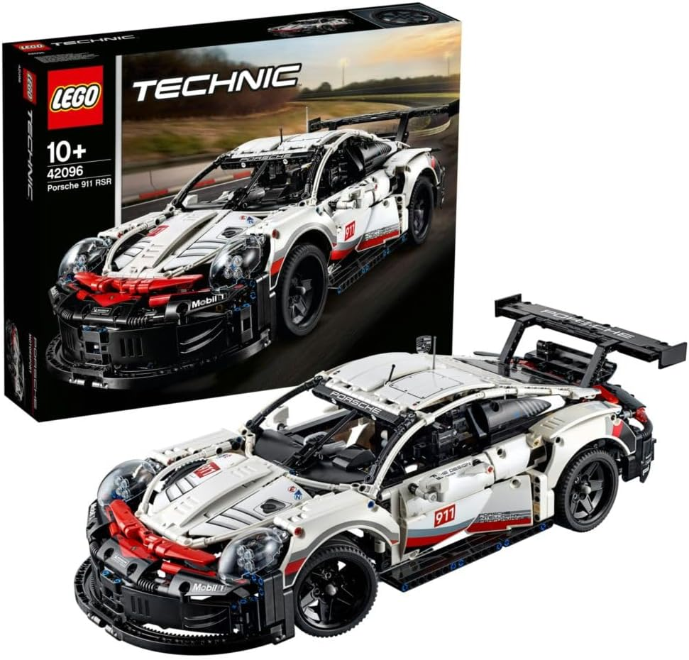 LEGO&reg; Technic Porsche 911 RSR Supercar Building Set (1580 Pcs) Sports Race Car Advanced Building Kit, Exclusive Collectible for Boys and Adults 42096 image number 5