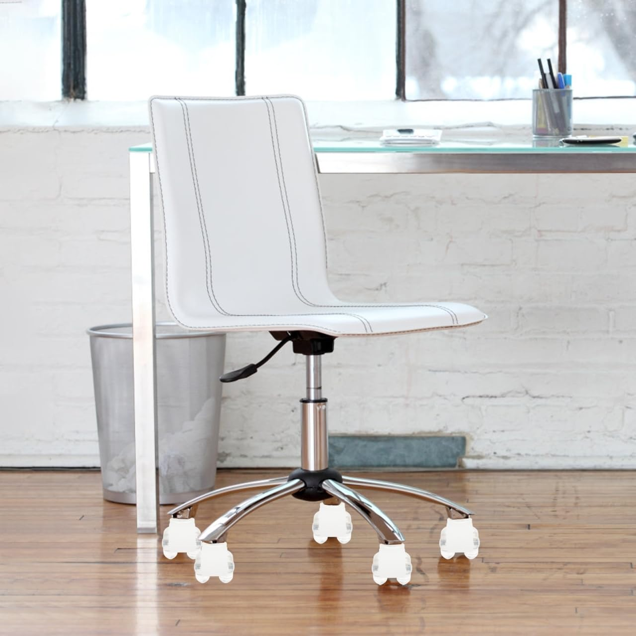 Cabilock Caster Wheels for Chair 5Pcs Replacement Caster Wheels -Directional for Office Easy Installation for Heavy Furniture image number 4