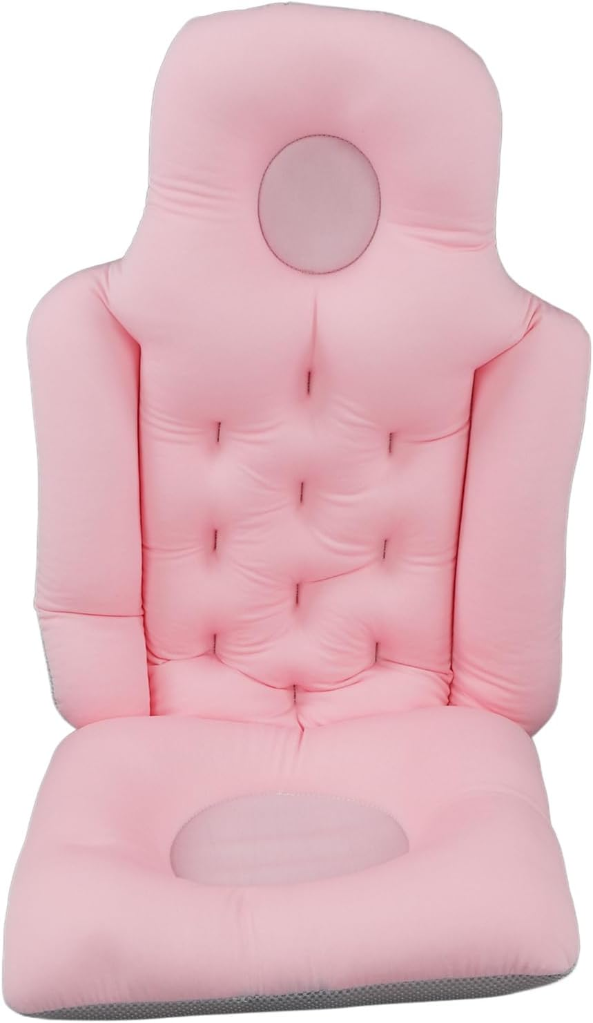 YUEHISY Full Body Bath Pillow, High Elasticity Bathtub Cushion, Adult Bath Tub Pillow for Head and Neck Support, Spa Bathtub Cushion Quick Hanging Dry (Pink) - Pink image number 3