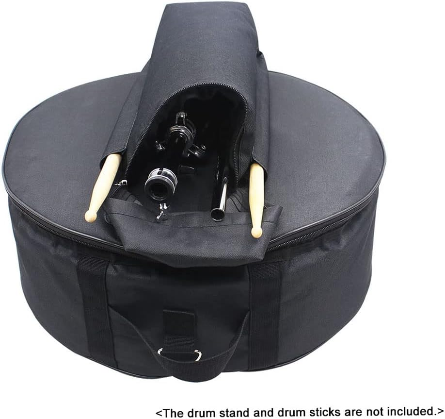 Snare Drum Bag, Durable 14 Inch Snare Drum Bag Backpack Case with Shoulder Strap outside Pockets image number 3