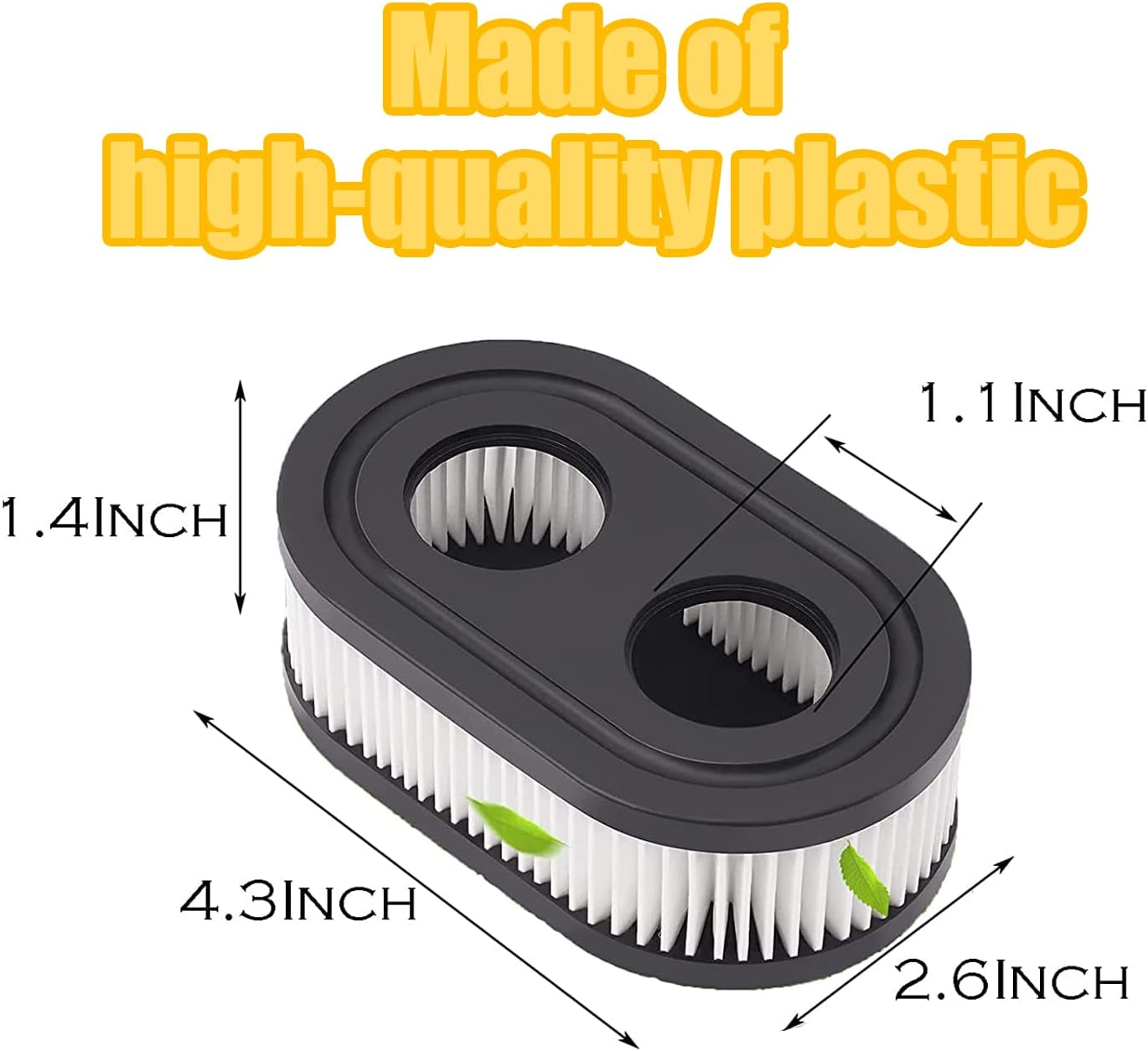 6 Pcs Air Filter for Briggs & Stratton 593260 798339 798452 4247 5432 5432K 550EX 09P702 093J02 Lawn Mower Air Filter Cleaner Filter image number 4