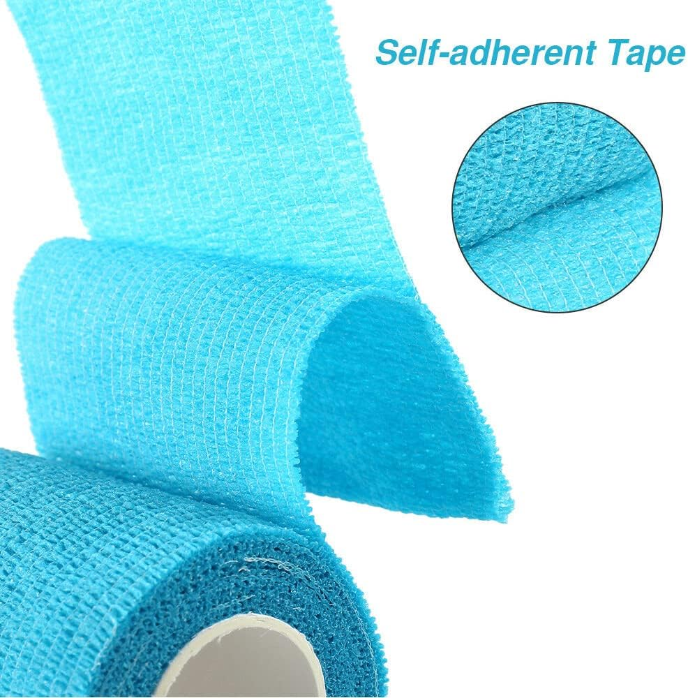 5Cm X 4.5M 10Pcpet Horse Dog Cat Wound Vet Cohesive Bandage Self Adherent Animals Wrap Tape