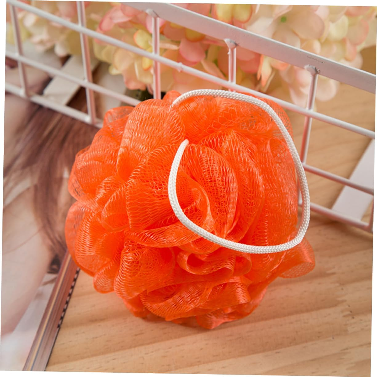 16Pcs Soft Mesh Bath Exfoliating Shower Sponges for Gentle Skin Care Multi-Color Body Wash Scrubbers Bathroom Accessories for Cleaning and Soothing Skin image number 2