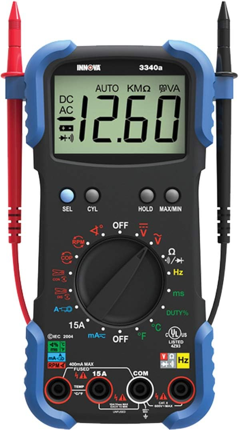 Innova 3340 Professional Automotive Digital Multimeter image number 4