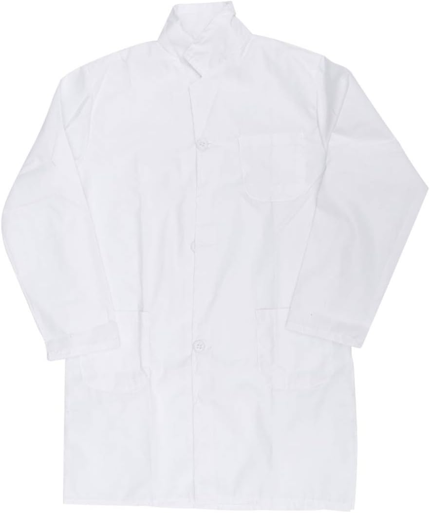 Zerodeko Kids Lab Coat - Lightweight Experiment Coat with Adjustable Cuffs, Breathable Thin Fabric for Role Play, School STEM Projects & Halloween Costume (Ages 4-12) image number 1
