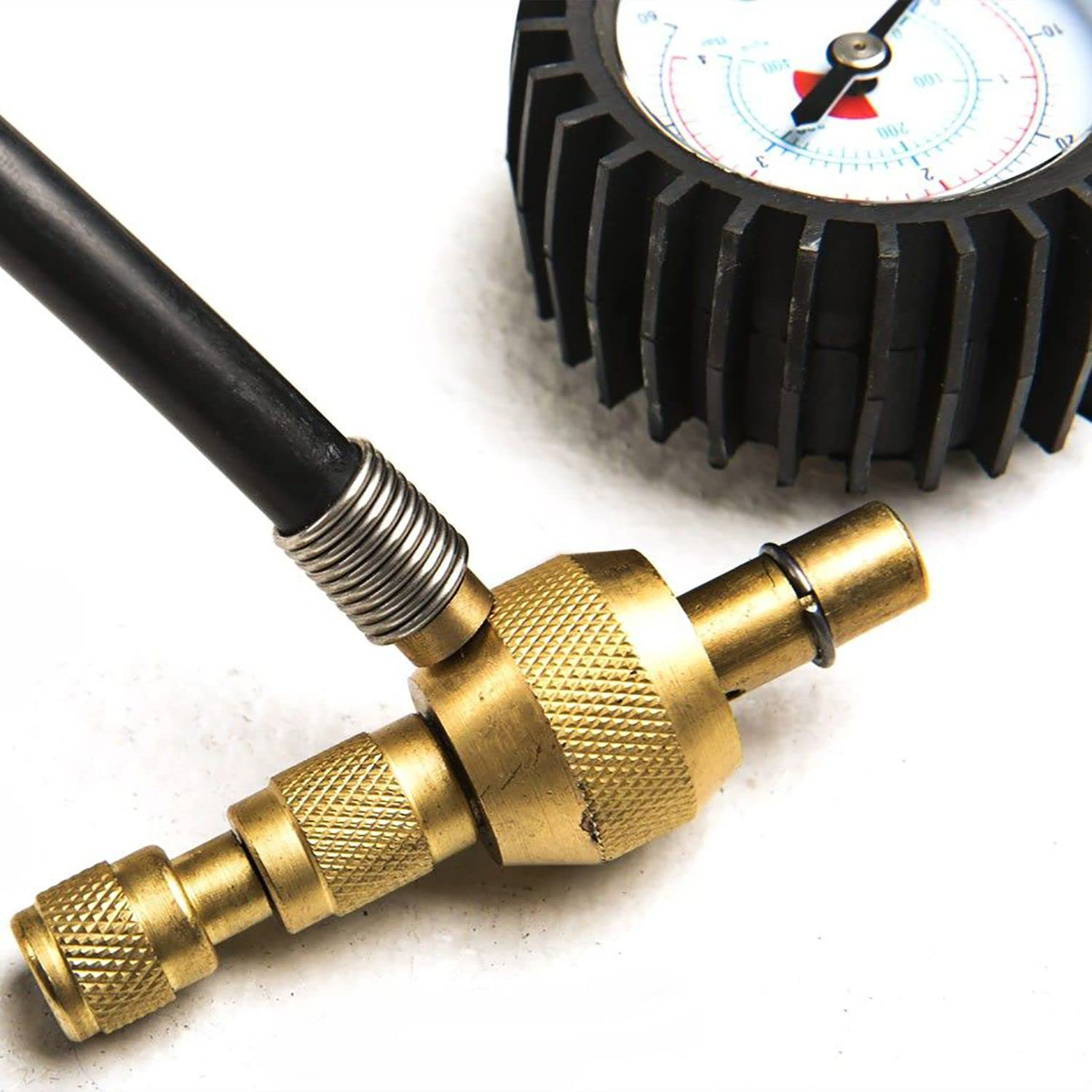 Adventure Kings Kwiky Tyre Deflator Gauge + Compact 4WD Recovery Folding Shovel image number 3