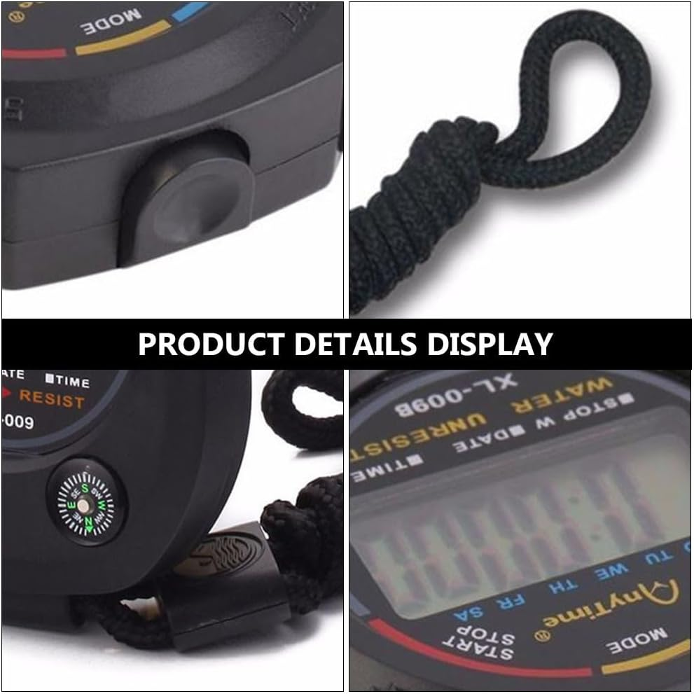 BESPORTBLE 12 Pcs Timer Stopwatch for Game Referees Watch Match Stopwatch Classroom Electronic Watch Workout Game ES Running Handheld Abs image number 5