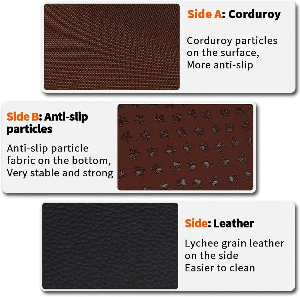 3 Tiers Dog Ramp and Stairs for Beds Non-Slip Sturdy Pet Steps Portable Climbing Ladder for Small Cats Dogs to Get on High Sofa Bed Brown 40 X 60 X 40 Cm image number 1